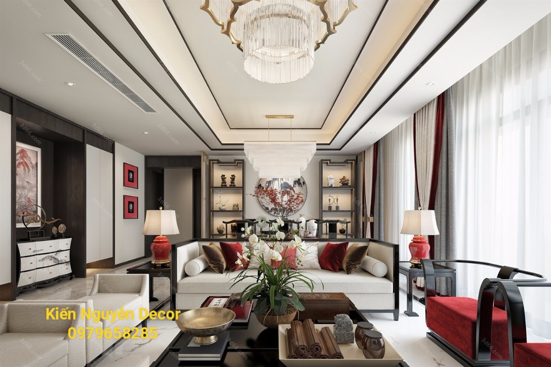 Nội Thất Phòng Khách Lớn nhà Phố